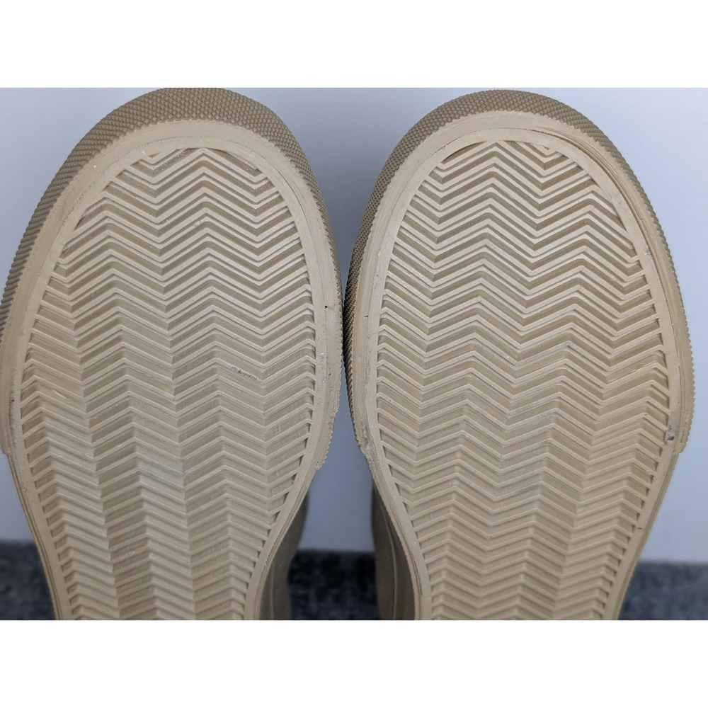 BANGS Shoes Olive Green High-Top Sneaker Shoes M5.5/W7 Sunflower/ Bee Embroidery - Picture 10 of 12